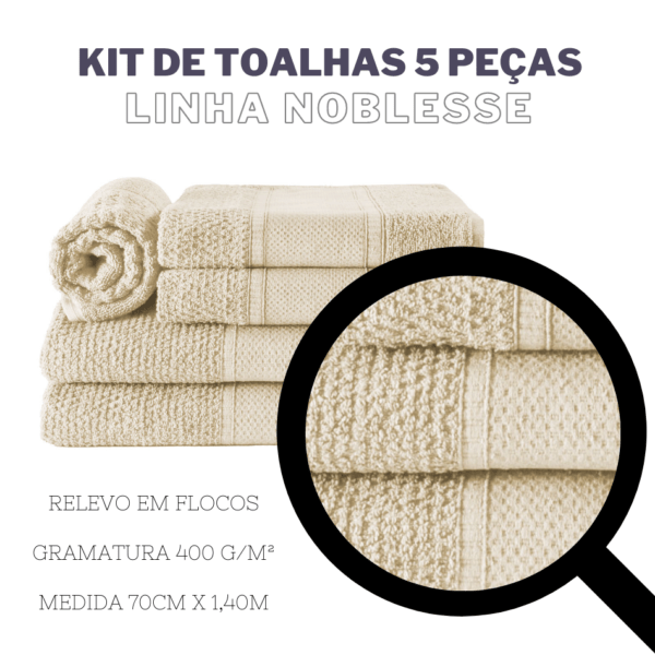 Jogo de Banho Noblesse 5 Peças - Image 3