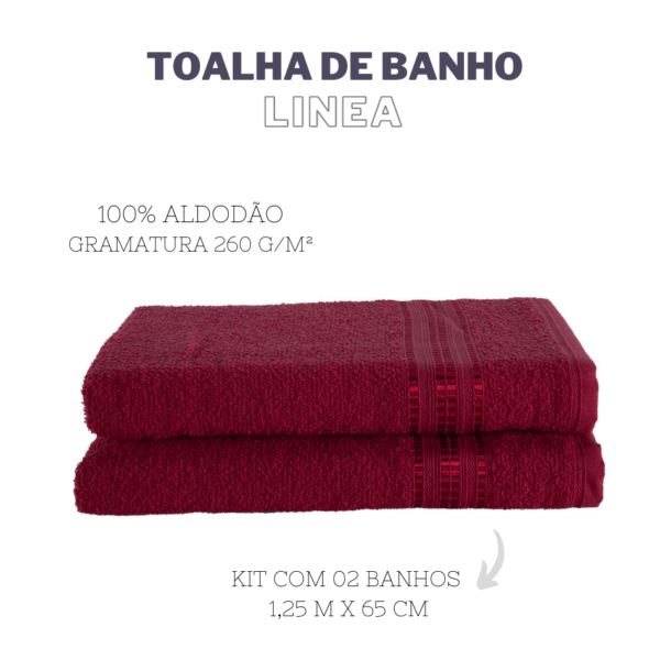 Kit 02 Toalhas de Banho Linea - Image 6