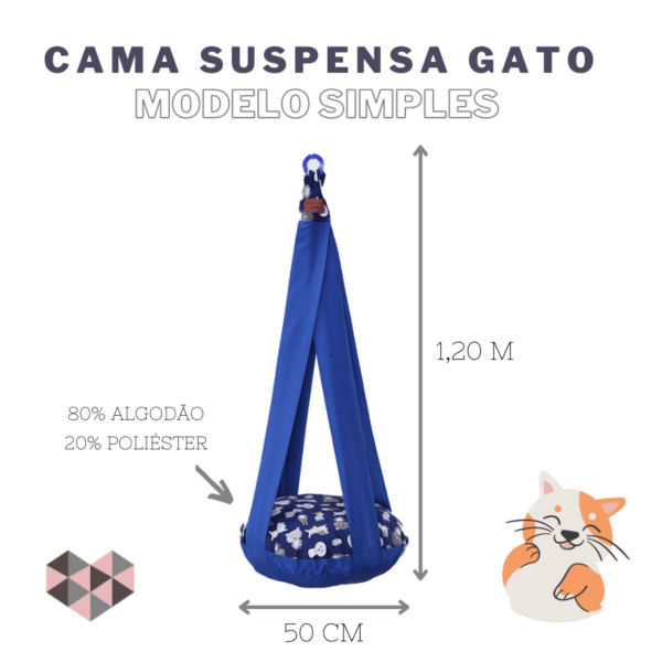 Cama Suspensa Para Gato Simples