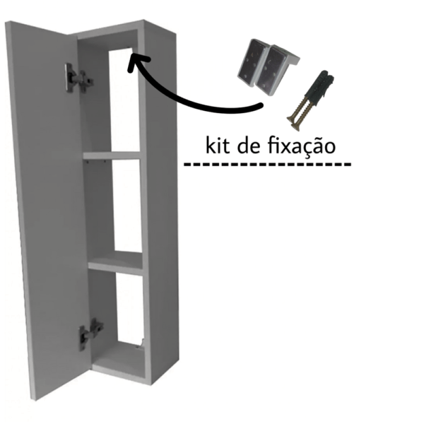 Armário Nicho Toalheiro 60cm MDF - Image 7