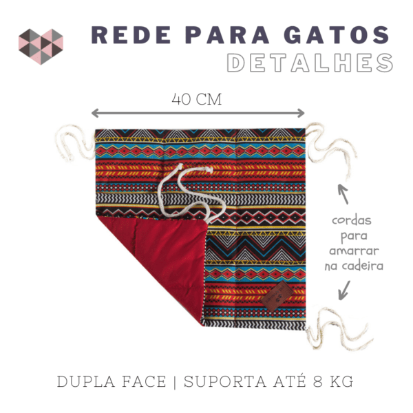 Rede Para Gatos de Amarrar na Cadeira - Image 6
