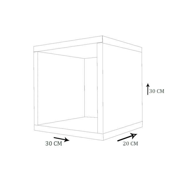 Nicho Decorativo Branco MDF - Image 4