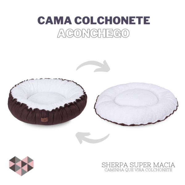 Cama Pet Aconchego Sherpa